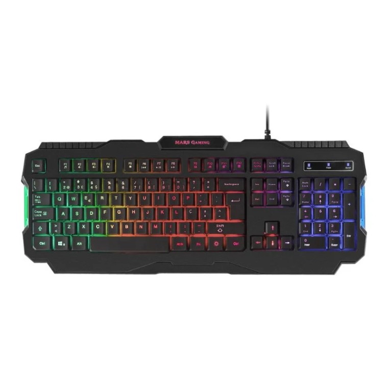 Mars Gaming MRK0 RGB Teclado Gaming Retroiluminado Portugués