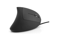 Mediarange MROS230 Ratón Óptico USB 2400 DPI Negro