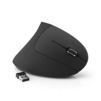 Ratón MediaRange inalámbrico 1600 DPI ergonómico vertical mano derecha 6 botones Ratón MediaRange inalámbrico 1600 DPI ergonómico vertical mano derecha 6 botones
