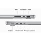 Apple Macbook Pro Apple M3 Max 14 Núcleos/36GB/1TB SSD/GPU 30 Núcleos/14" Plata