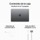 Apple MacBook Air Apple M3/8GB/256GB SSD/GPU 8 Núcleos/13.6" Gris Espacial