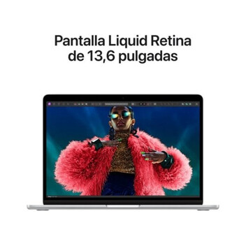 Apple MacBook Air Apple M3/8GB/512GB SSD/GPU 10 Núcleos/13.6" Plata Apple MacBook Air Apple M3/8GB/512GB SSD/GPU 10 Núcleos/13.6" Plata