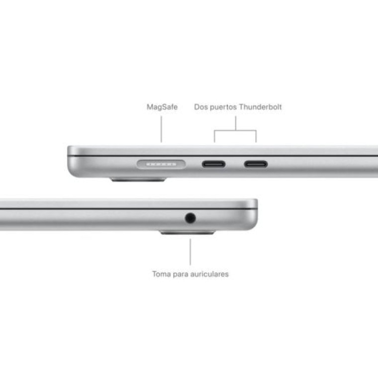 Apple MacBook Air Apple M3/8GB/512GB SSD/GPU 10 Núcleos/15.3" Plata