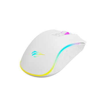 Ratón Havit MS1034 USB 4800DPI Blanco 7 Botones Ergonomía Gaming