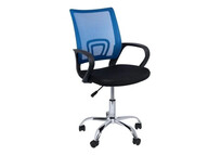 Midi Pro Silla de Oficina Negra/Azul