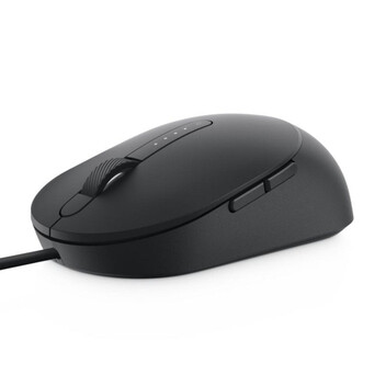 Ratón Dell MS3220 láser 3200 DPI ambidiestro USB A negro 5 botones 2ms