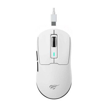 Ratón Havit MS969 WB RF Wireless Bluetooth USB-C 16000 DPI Blanco Iluminación Ratón Havit MS969 WB RF Wireless Bluetooth USB-C 16000 DPI Blanco Iluminación