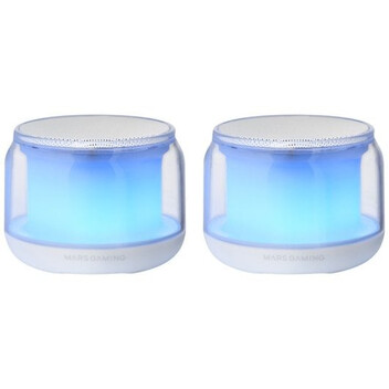 Mars Gaming MS-Aura Altavoces Bluetooth 5.3 Chipset DSP 15W Iluminación RGB Clearview 360º Blanco Mars Gaming MS-Aura Altavoces Bluetooth 5.3 Chipset DSP 15W Iluminación RGB Clearview 360º Blanco