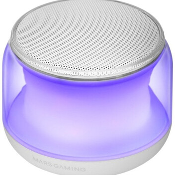 Mars Gaming MS-Aura Altavoces Bluetooth 5.3 Chipset DSP 15W Iluminación RGB Clearview 360º Blanco Mars Gaming MS-Aura Altavoces Bluetooth 5.3 Chipset DSP 15W Iluminación RGB Clearview 360º Blanco