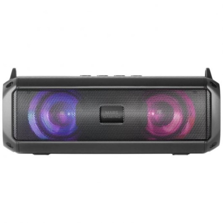 Mars Gaming MSB-XT Altavoz Portátil y Barra de Sonido Bluetooth RGB 20W Negro