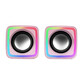 Mars Gaming MSCUBEP Altavoces Gaming RGB DSP 8W Rosas Mars Gaming MSCUBEP Altavoces Gaming RGB DSP 8W Rosas