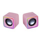 Mars Gaming MSCUBEP Altavoces Gaming RGB DSP 8W Rosas Mars Gaming MSCUBEP Altavoces Gaming RGB DSP 8W Rosas