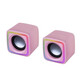 Mars Gaming MSCUBEP Altavoces Gaming RGB DSP 8W Rosas Mars Gaming MSCUBEP Altavoces Gaming RGB DSP 8W Rosas