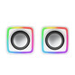 Mars Gaming MSCUBEW Altavoces Gaming RGB DSP 8W Blancos Mars Gaming MSCUBEW Altavoces Gaming RGB DSP 8W Blancos