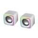 Mars Gaming MSCUBEW Altavoces Gaming RGB DSP 8W Blancos