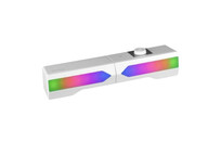 Mars Gaming MSDUOW Barra de Sonido/Altavoces 2.0 RGB Bluetooth 15W Blanco