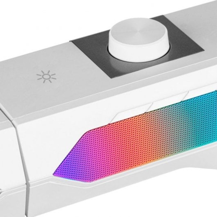 Mars Gaming MSDUOW Barra de Sonido/Altavoces 2.0 RGB Bluetooth 15W Blanco