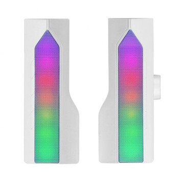 Mars Gaming MSDUOW Barra de Sonido/Altavoces 2.0 RGB Bluetooth 15W Blanco