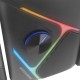 Mars Gaming MS-H21 Altavoces Gaming RGB 2.1 y Subwoofer 35W Negro