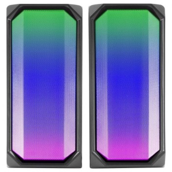 Mars Gaming MSRGB Altavoces Gaming 2.0 Bluetooth RGB Negro Mars Gaming MSRGB Altavoces Gaming 2.0 Bluetooth RGB Negro