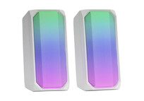 Mars Gaming MSRGB Altavoces 2.0 Bluetooth RGB Blancos Mars Gaming MSRGB Altavoces 2.0 Bluetooth RGB Blancos