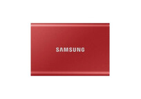 Samsung T7 Disco Duro SSD PCIe NVMe USB 3.2 1TB Rojo Metálico