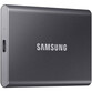 Samsung T7 SSD 2TB USB 3.2 Gris Carbón