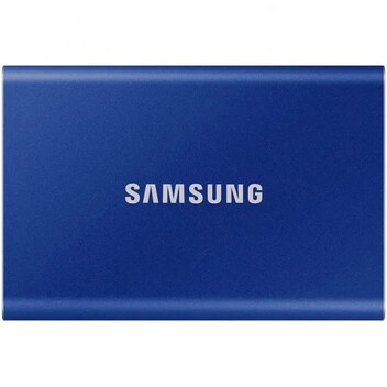 Samsung T7 Disco Duro SSD PCIe NVMe USB 3.2 500GB Azul Samsung T7 Disco Duro SSD PCIe NVMe USB 3.2 500GB Azul