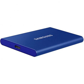 Samsung T7 Disco Duro SSD PCIe NVMe USB 3.2 500GB Azul Samsung T7 Disco Duro SSD PCIe NVMe USB 3.2 500GB Azul