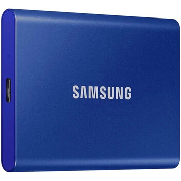 Samsung T7 Disco Duro SSD PCIe NVMe USB 3.2 500GB Azul Samsung T7 Disco Duro SSD PCIe NVMe USB 3.2 500GB Azul