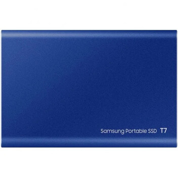 Samsung T7 Disco Duro SSD PCIe NVMe USB 3.2 500GB Azul Samsung T7 Disco Duro SSD PCIe NVMe USB 3.2 500GB Azul