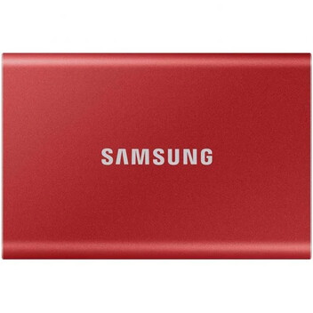 Samsung T7 SSD 500GB USB-C Rojo Samsung T7 SSD 500GB USB-C Rojo