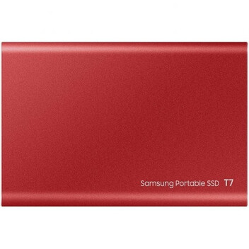 Samsung T7 SSD 500GB USB-C Rojo Samsung T7 SSD 500GB USB-C Rojo