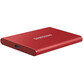 Samsung T7 SSD 500GB USB-C Rojo Samsung T7 SSD 500GB USB-C Rojo