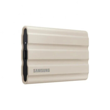 Samsung T7 Shield Disco Duro SSD 2TB USB-C Beige Samsung T7 Shield Disco Duro SSD 2TB USB-C Beige