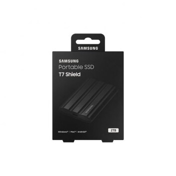 Samsung T7 Shield Disco Duro SSD 2TB USB-C Negro