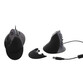 Ratón T'nB MUERGOV ergonómico vertical con cable retroiluminación 1600 DPI negro