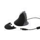 Ratón T'nB MUERGOV ergonómico vertical con cable retroiluminación 1600 DPI negro