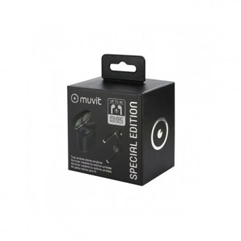 Muvit Auriculares Estéreo Wireless Negros Muvit Auriculares Estéreo Wireless Negros