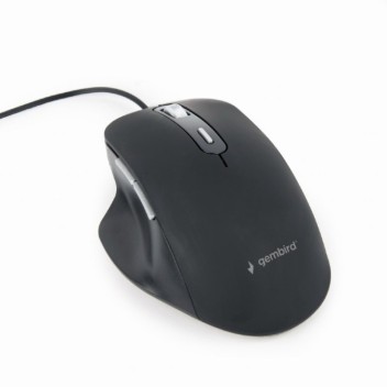 Gembird MUS-6B-02 Ratón Óptico LED USB 3600DPI Negro Gembird MUS-6B-02 Ratón Óptico LED USB 3600DPI Negro