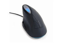 Gembird Raton Óptico Ergonómico 6 Botones 3200DPI Gris Espacial