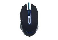 Gembird MUSG-001-B Ratón Gaming USB 2400DPI Negro LED