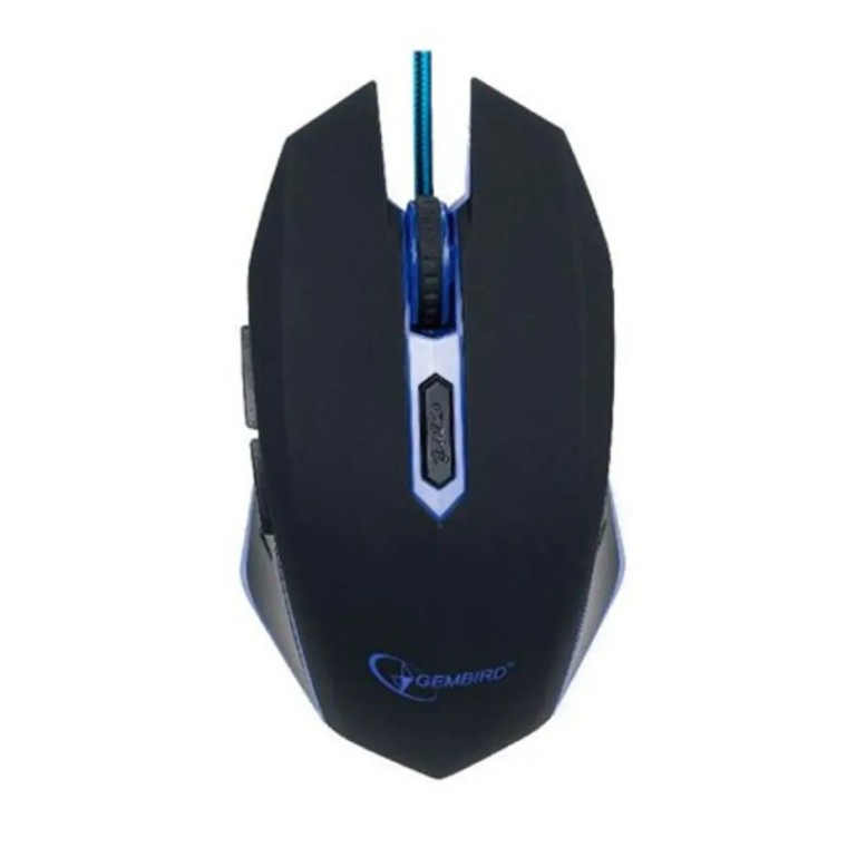 Gembird MUSG-001-B Ratón Gaming USB 2400DPI Negro LED