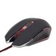 Gembird MUSG-001-R Ratón Gaming 2400DPI Negro