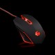 Gembird MUSG-001-R Ratón Gaming 2400DPI Negro