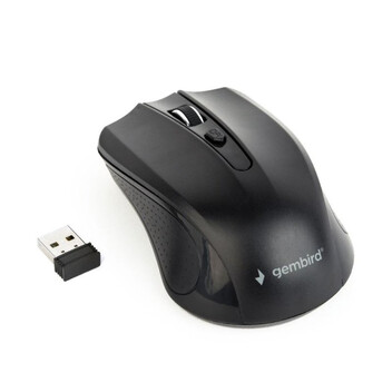 Gembird MUSW-4B-01 Raton Inalámbrico 1600DPI Negro Gembird MUSW-4B-01 Raton Inalámbrico 1600DPI Negro