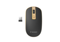 Ratón Gembird inalámbrico 1600 DPI botón CPI 4 botones ambidiestro USB nano receptor