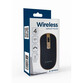 Ratón Gembird inalámbrico 1600 DPI botón CPI 4 botones ambidiestro USB nano receptor Ratón Gembird inalámbrico 1600 DPI botón CPI 4 botones ambidiestro USB nano receptor
