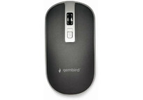Gembird MUSW-4B-06-BS Ratón Óptico Inalámbrico 1600DPI Gris