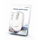 Gembird MUSW-4B-06-WS Ratón Óptico Inalámbrico 1600DPI Blanco